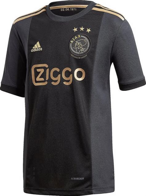 adidas afc ajax third shirt 20/21 zwart/goud|Adidas ajax shirt.